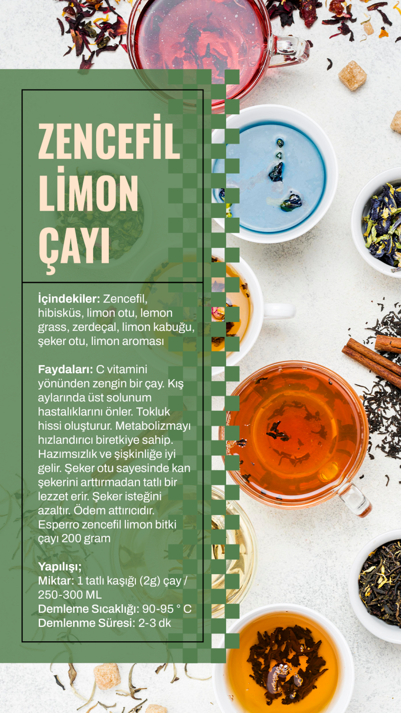 Zəncəfil Limon Çayı 200 q