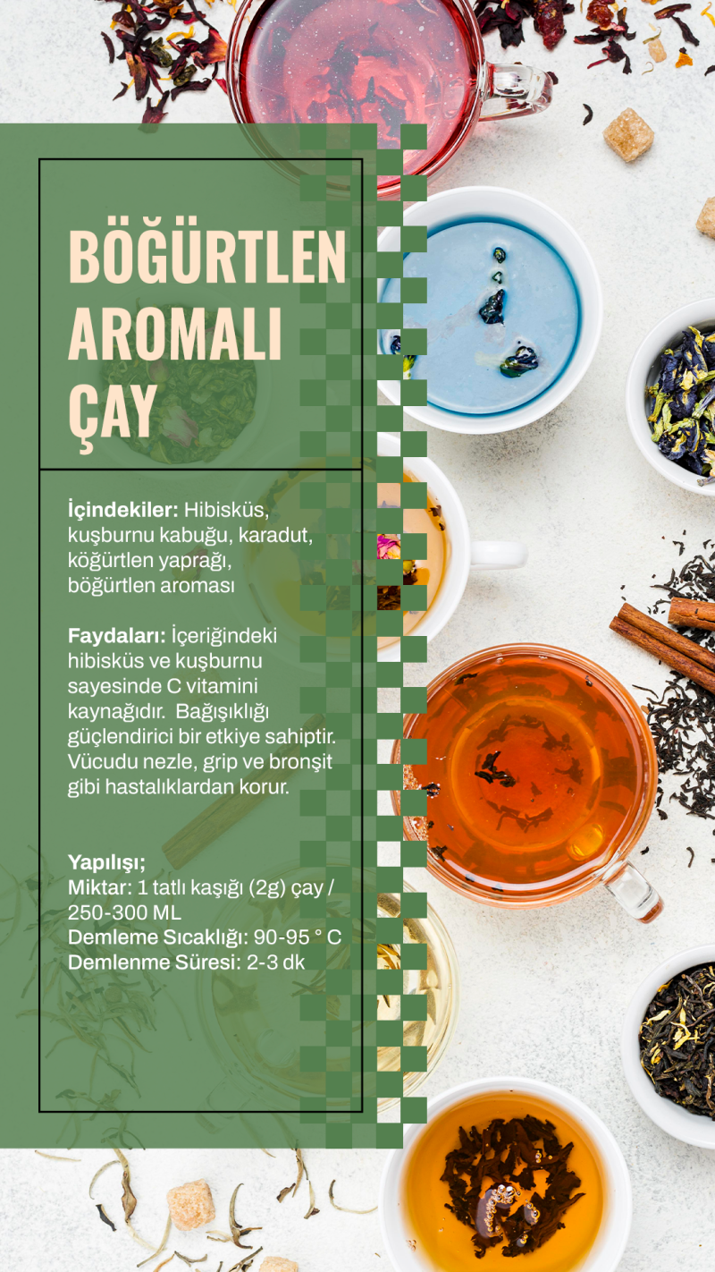 Böyürtkən Aromalı Çayı 150 q